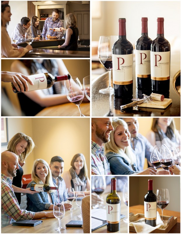 Lifestyle images at Provenance Winery